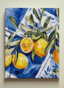 Citrons et Feuillage – Éclat Méditerranéen