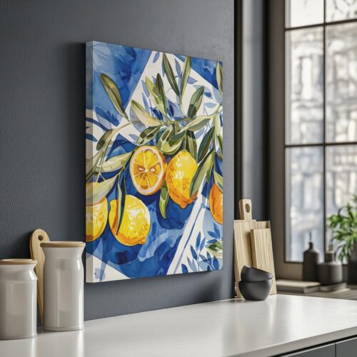 Citrons et Feuillage – Éclat Méditerranéen – Image 2