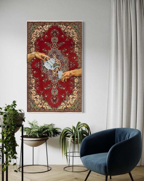 Cérémonie du Thé sur Tapis Marocain