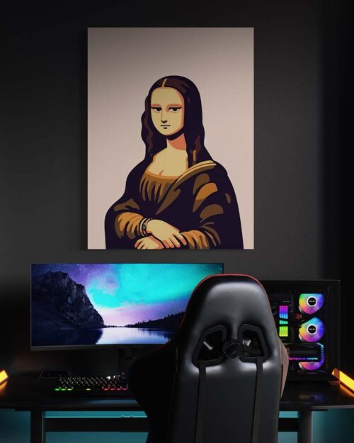 Portrait Moderne de Mona Lisa